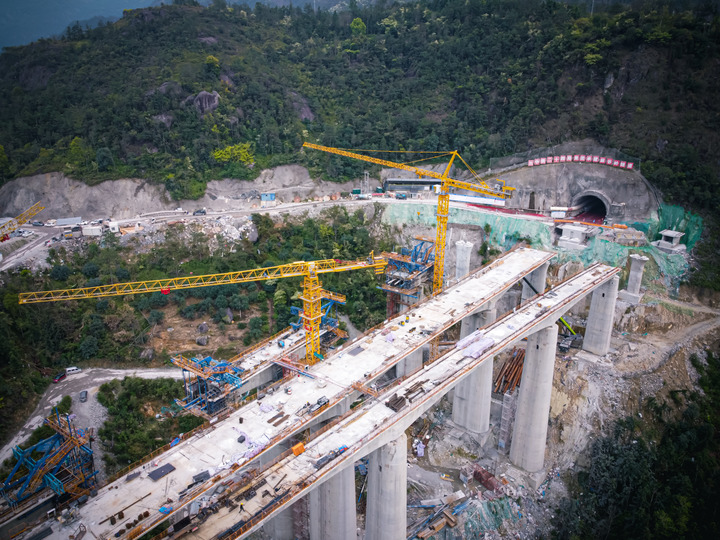 杭溫鐵路建設忙